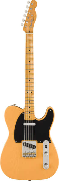Fender Telecaster Vintera II Road Worn 1951 75 Anni MN Butterscotch Blonde