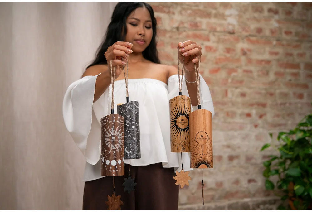 Set 4 Chimes Sonic Energy Bambou