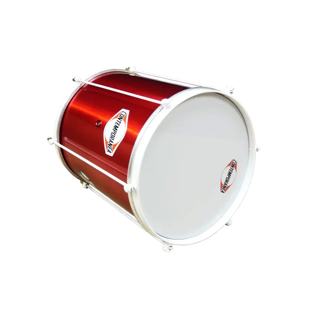 Repinique 12" x 30cm - 6 tirants - Light - Rouge - édition ALEGRIA