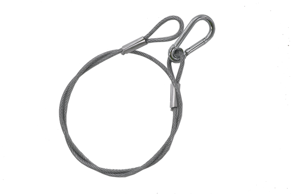 Algam Lighting Élingue De Sécurité 4 mm 85 cm Argent