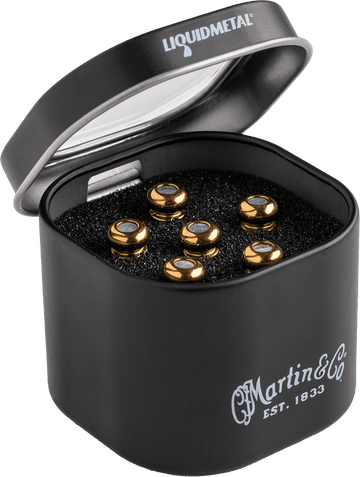 Set Chevilles Liquid Metal Gold Paua