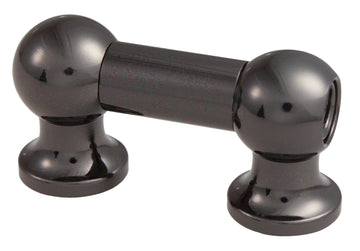 TL12S25-Bk Coquille Tube 25mm Noir Mono Tirant (X1)