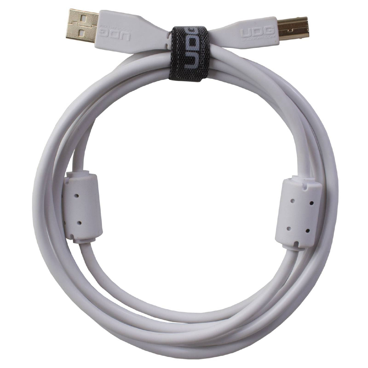 U 95001 WH - Câble USB 2.0 A-B Blanc Droit 1m
