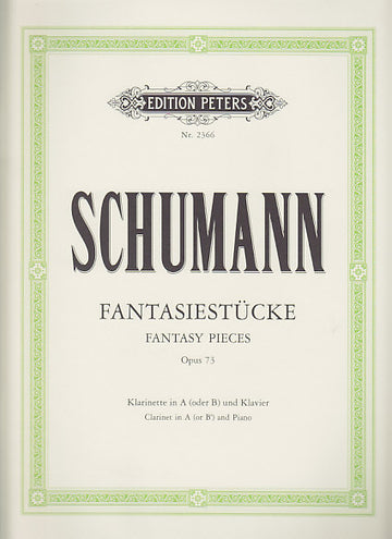 Schumann R. - Fasiestücke Op.73 - Clarinette Piano
