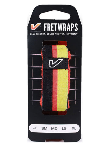 FretWraps World Flags Black-Red-Yellow - Small
