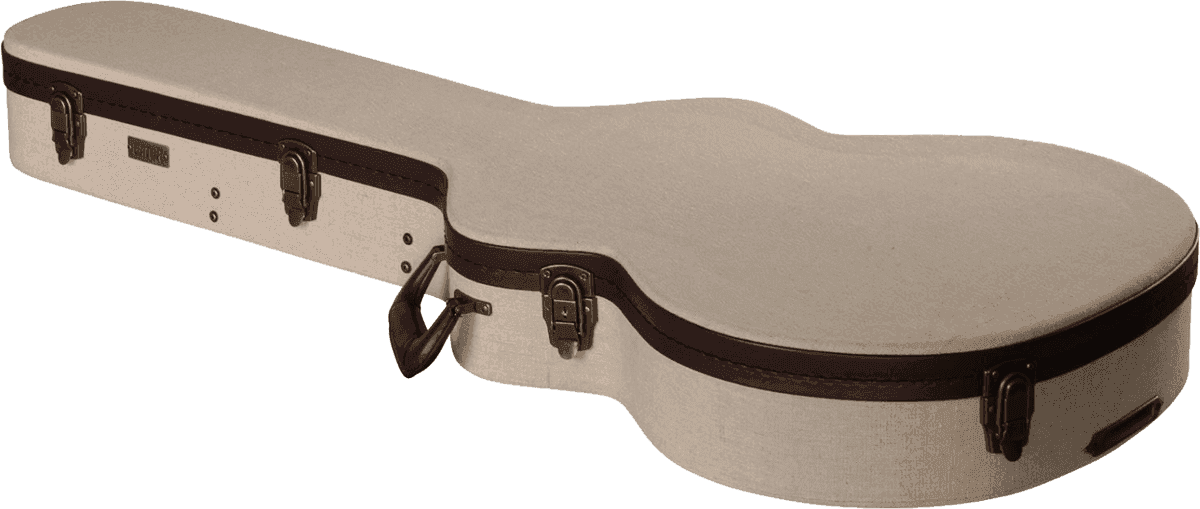 Étui Semi-Hollow Beige en Bois Deluxe - GW