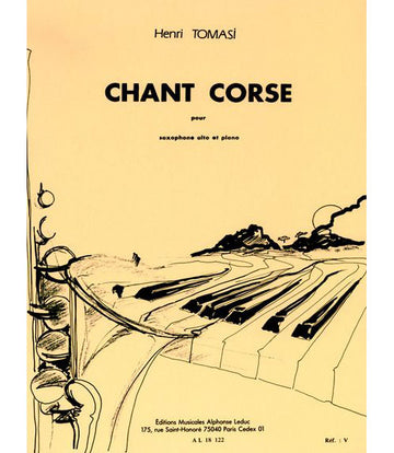 Tomasi H. - Chant Corse - Saxophone Alto et Piano