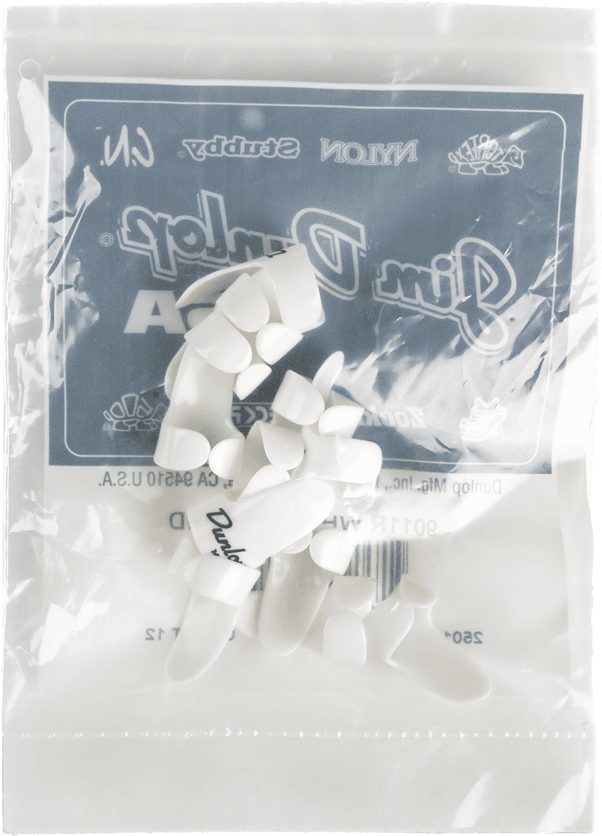 12 x Doigts Medium Blancs