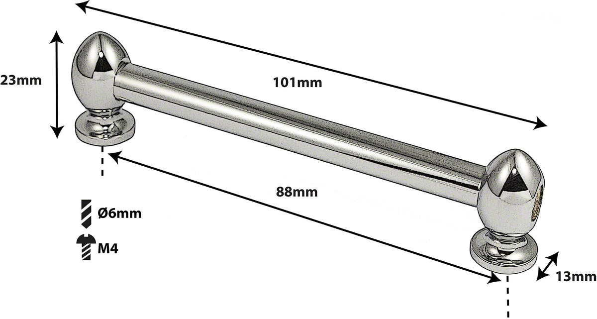 TL7D88 - Coquille Tube - 88mm - Double Tirant (X1)