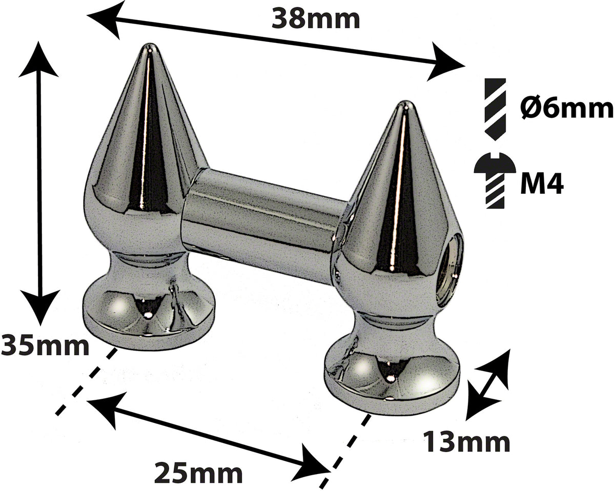 TL4D25 - Coquille Tube - 25mm - Double Tirant (X1)