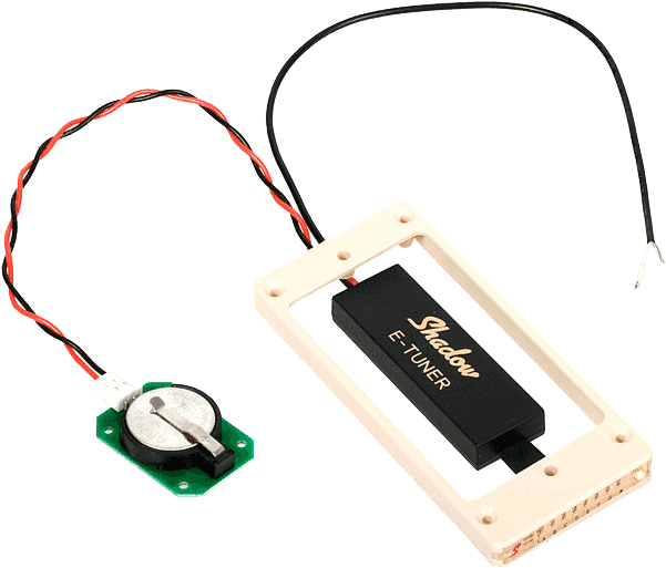 E-tuner HB-T-CT-C Entourage Humbucker Creme Accordeur Integre Table Bombee