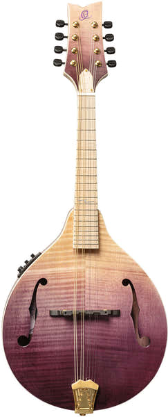 Ortega Americana A-Style Mandolin + Croco Leather Case
