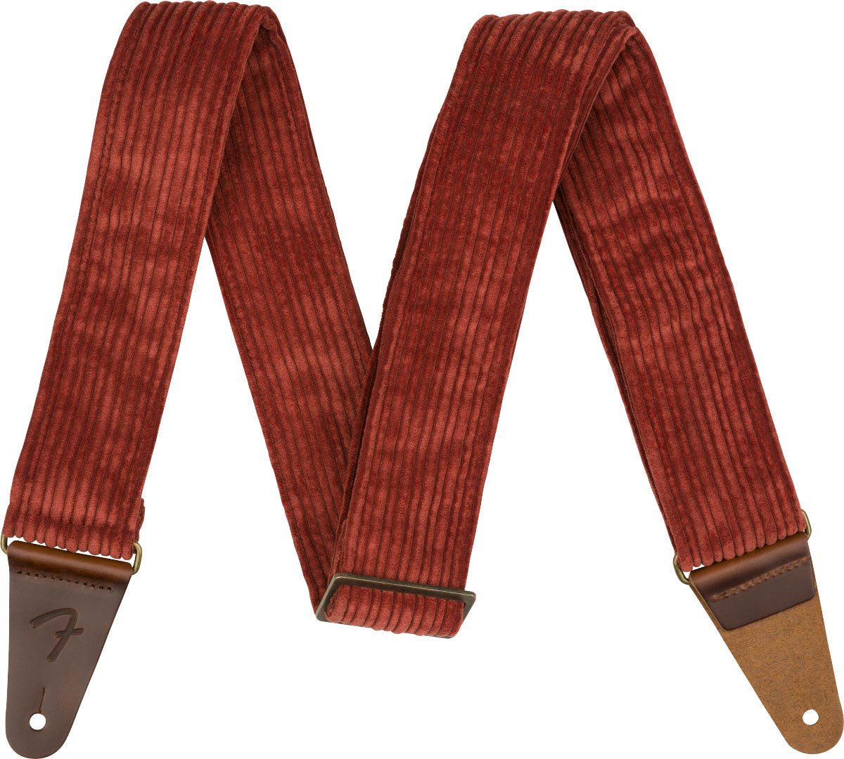Sangle en Velours Côtelé Antique Cherry 2"