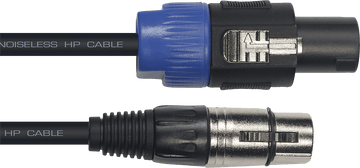 Cordon HP XLR Fem. Speakon 9 M