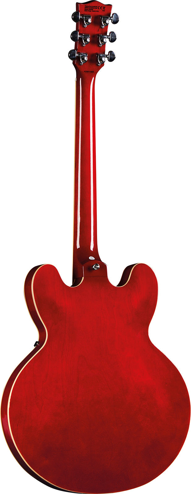 Fusion hollowbody double cut Cherry Red