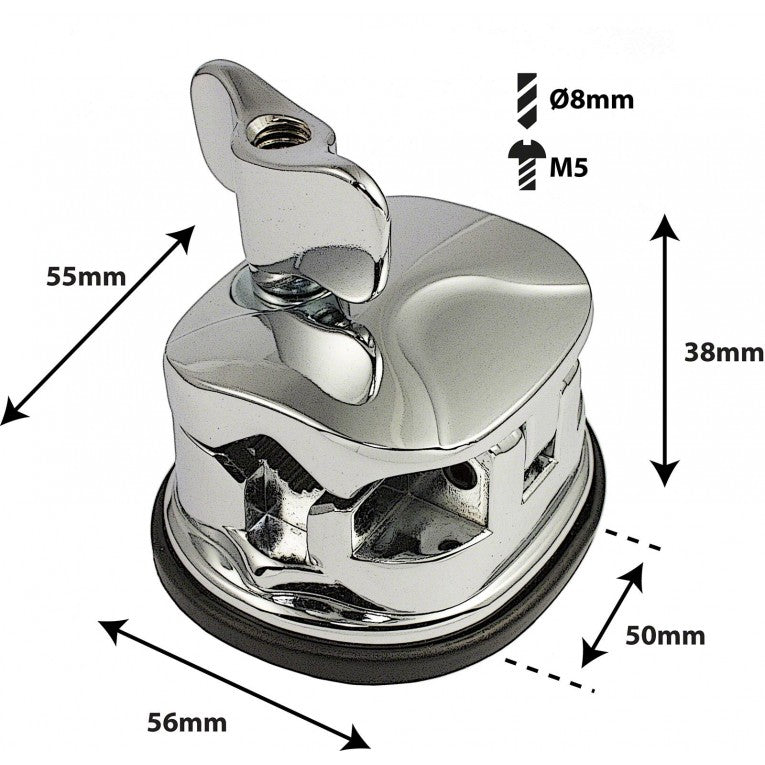 TB4 - Coquille Carré Deluxe Support Tom/tom Basse 50mm (X1)
