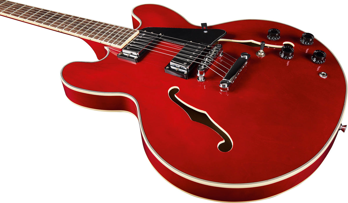 Fusion hollowbody double cut Cherry Red