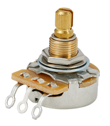 500K Ohm Audio Taper Potentiometer Short Shaft