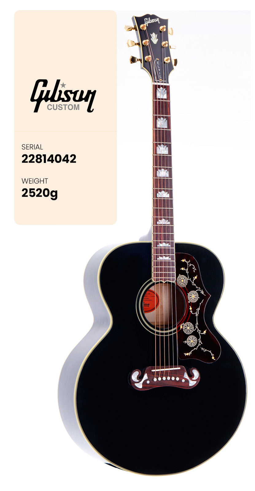 SJ-200 Signature Elvis Ebony CS MC