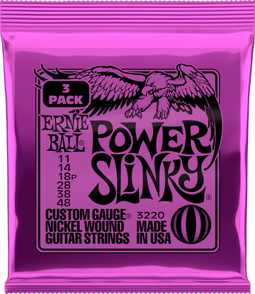 3220 Power Slinky 11-48 Pack de 3