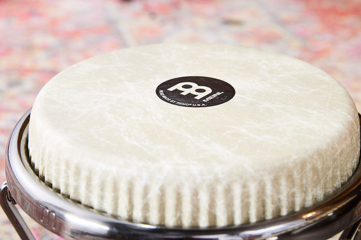 RS400PW - Artist Series Bongo Roberto Serrano - 7" & 8 1/2" Pearl White