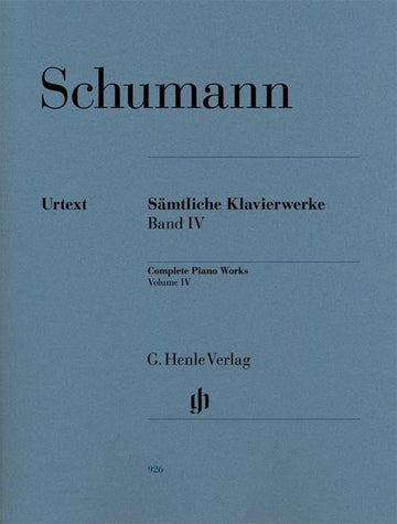 SCHUMANN R. - COMPLETE PIANO WORKS VOLUME IV