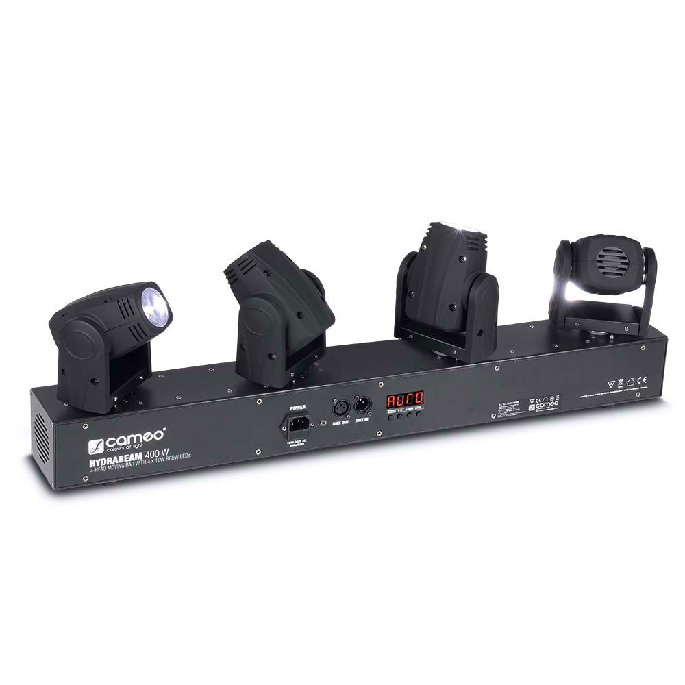 Hydrabeam 400 RGBW - Set De 4 Projecteurs Asservis ULTRA-rapides LED 10 W Cree RGBW