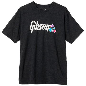 "M" Floral Logo Tee (Dark Gray)