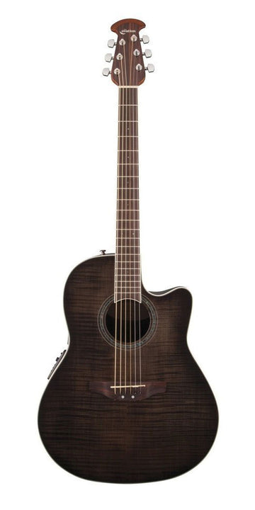Celebrity Standard Plus Mid Cutaway Transparent Blackburst Flame CS24P-TBBY-G