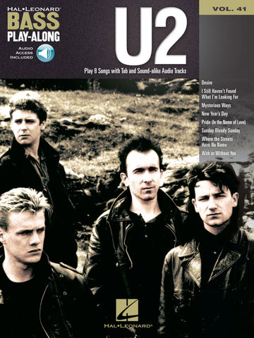 Bass Play Along Volume 41 U2 + Audio En Ligne - Bass Guitar