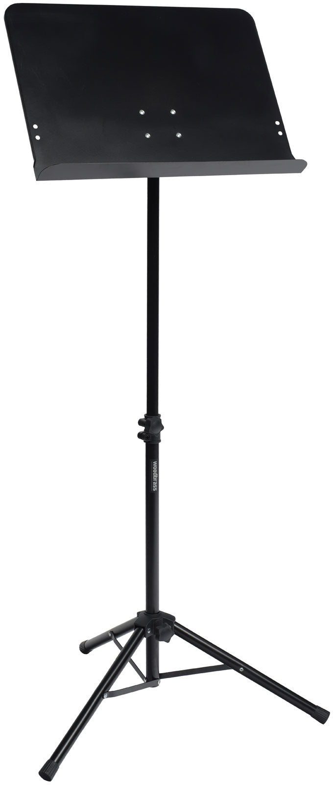 Woodbrass MU35 Pupitre Noir Orchestre Plateau Plein