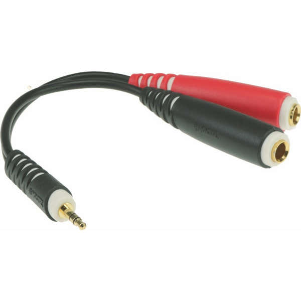 AYS-3 Adapt Y Stereo 20 CM Mini Jack - Jack
