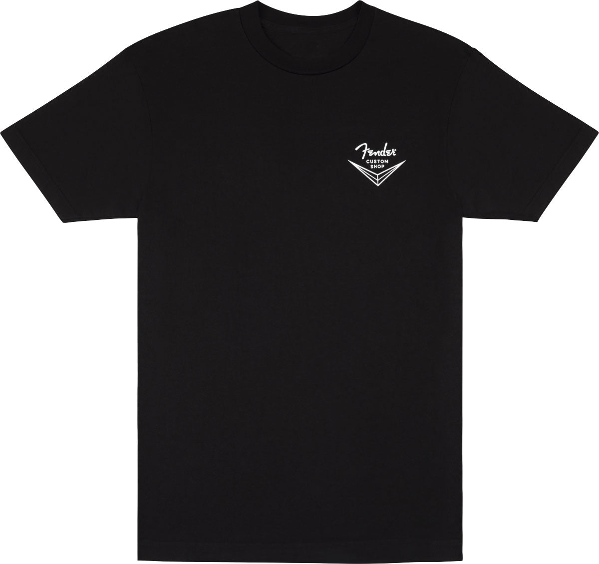 "L" T-Shirt Logo Fender Custom Shop Noir