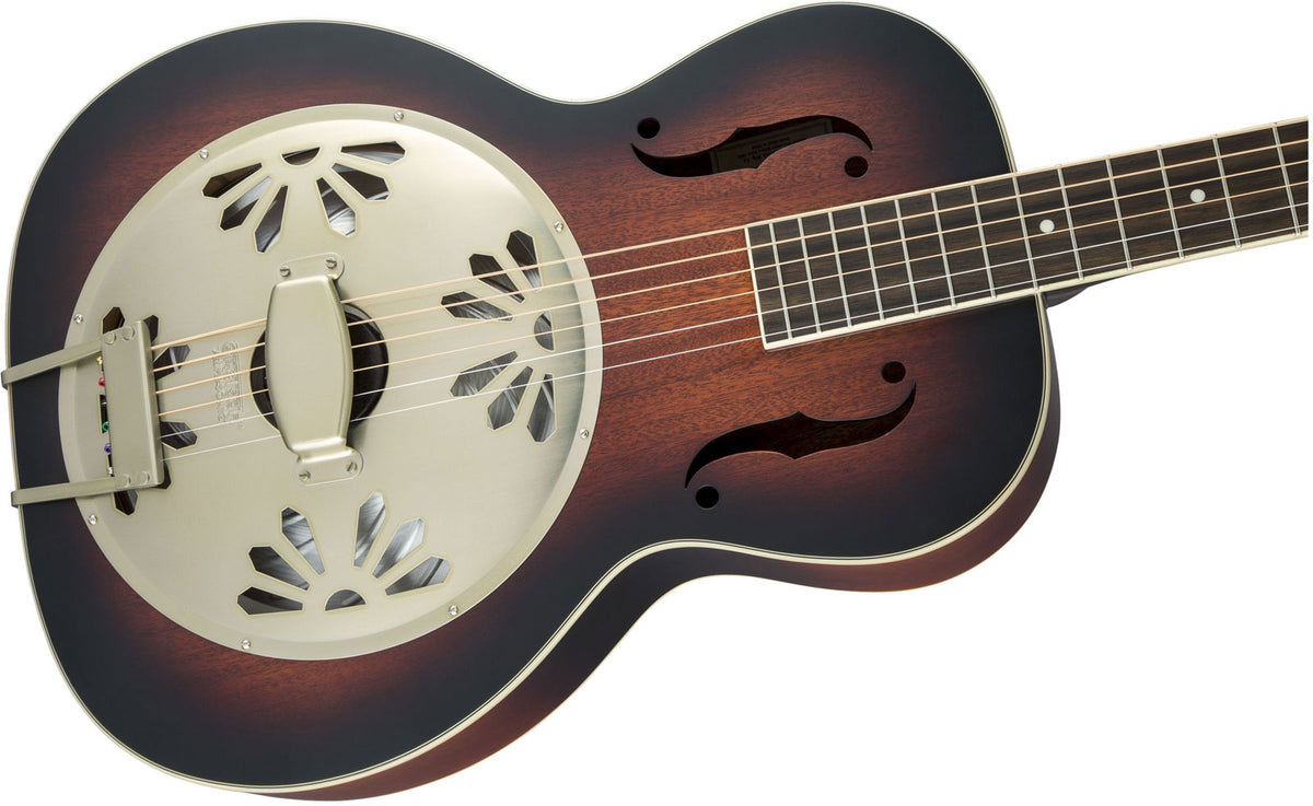 G9240 Alligator Round-Neck Biscuit Cone Resonator 2-Color Sunburst