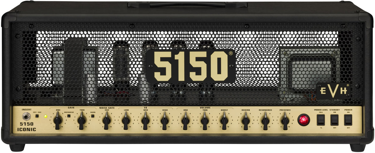 EVH 5150 Iconic Series 80W EL34 Head Black 230V Eur
