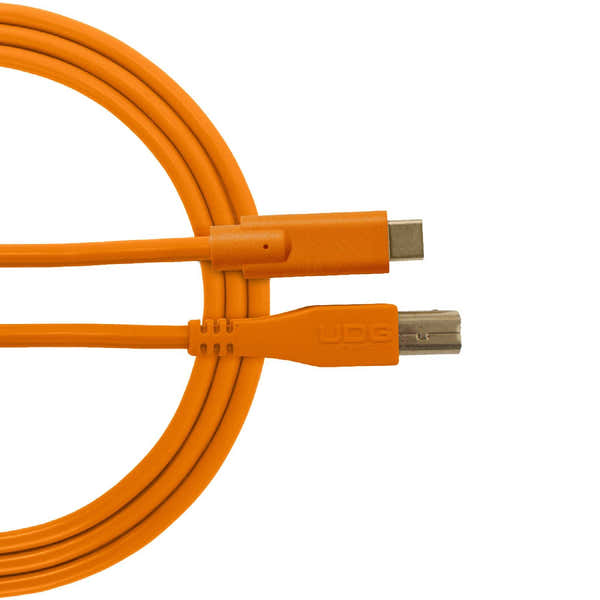 UDG U 96001 Or - Câble USB 2.0 C-B Orange Droit 1.5m