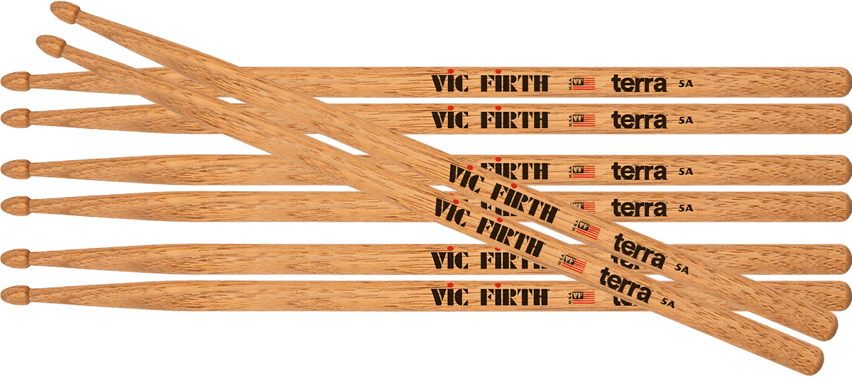 Vic Firth Pack 4 Paires 5A American Classic Terra