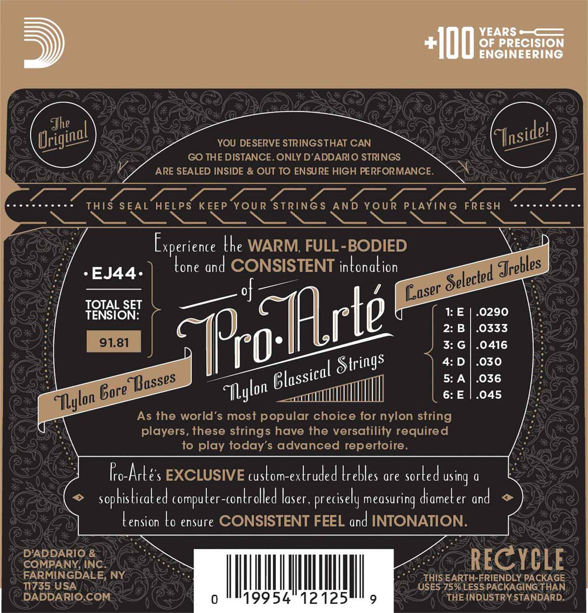 EJ44 Pro-Arte Nylon Tirant Tres Fort