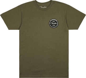 "L" Stratocaster 70Th Anni Badge Tee Olive