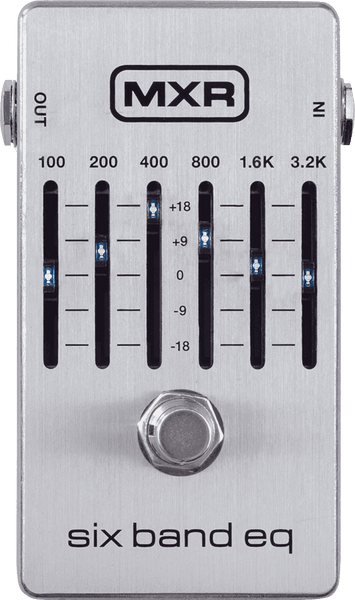 MXR M109S Egaliseur Graphique 6 Bandes Silver