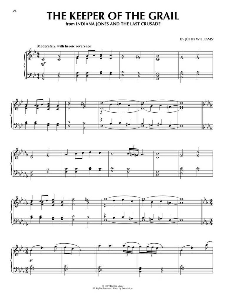 John Williams - Indiana Jones Piano Solo Collection