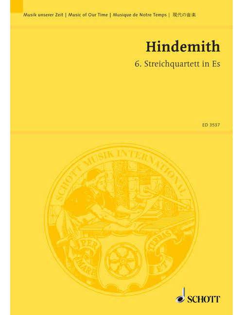 Hindemith - 6TH String Quartet In E Flat - String Quartet