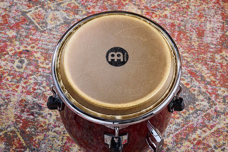 MEC1134WRP-CH - Marathon Exclusive Series Conga 11 3/4" - Wine Red/Chrome HW