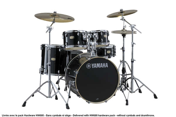 Stage Custom Birch Standard Raven Black + Pack HW680W