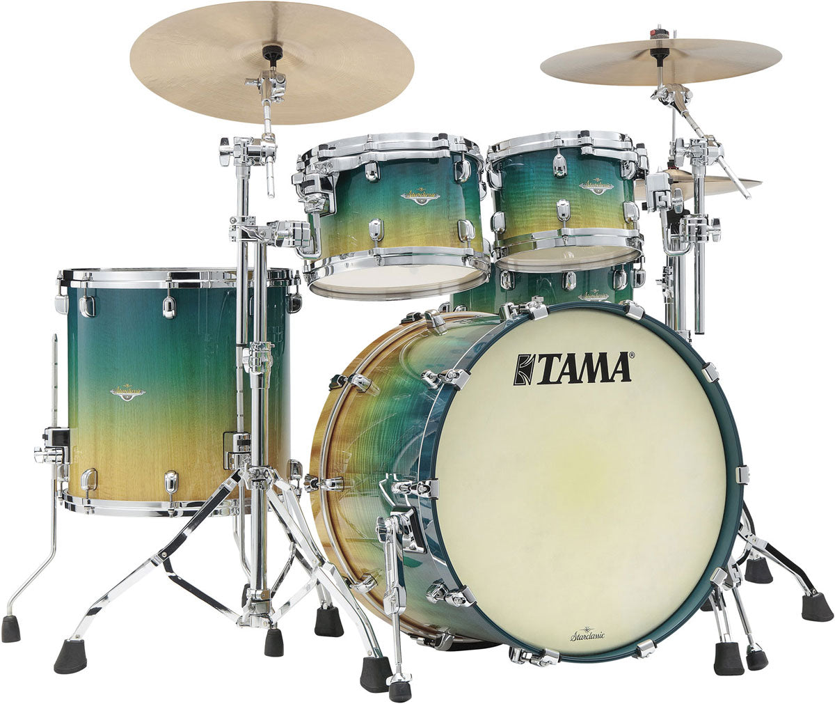 Tama Me42Tzs-Vmmf - Starclassic Maple Chrome Shell Hardware