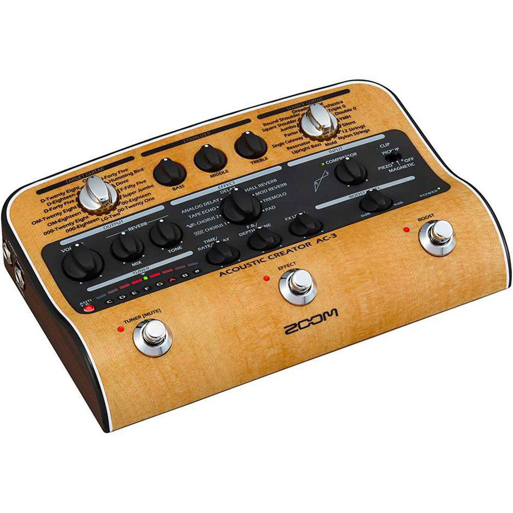 Zoom AC-3 Acoustic Creator Electroacoustique et Contrebasse
