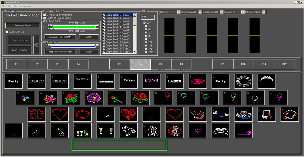 Interface ShowNET + ShowEDITOR