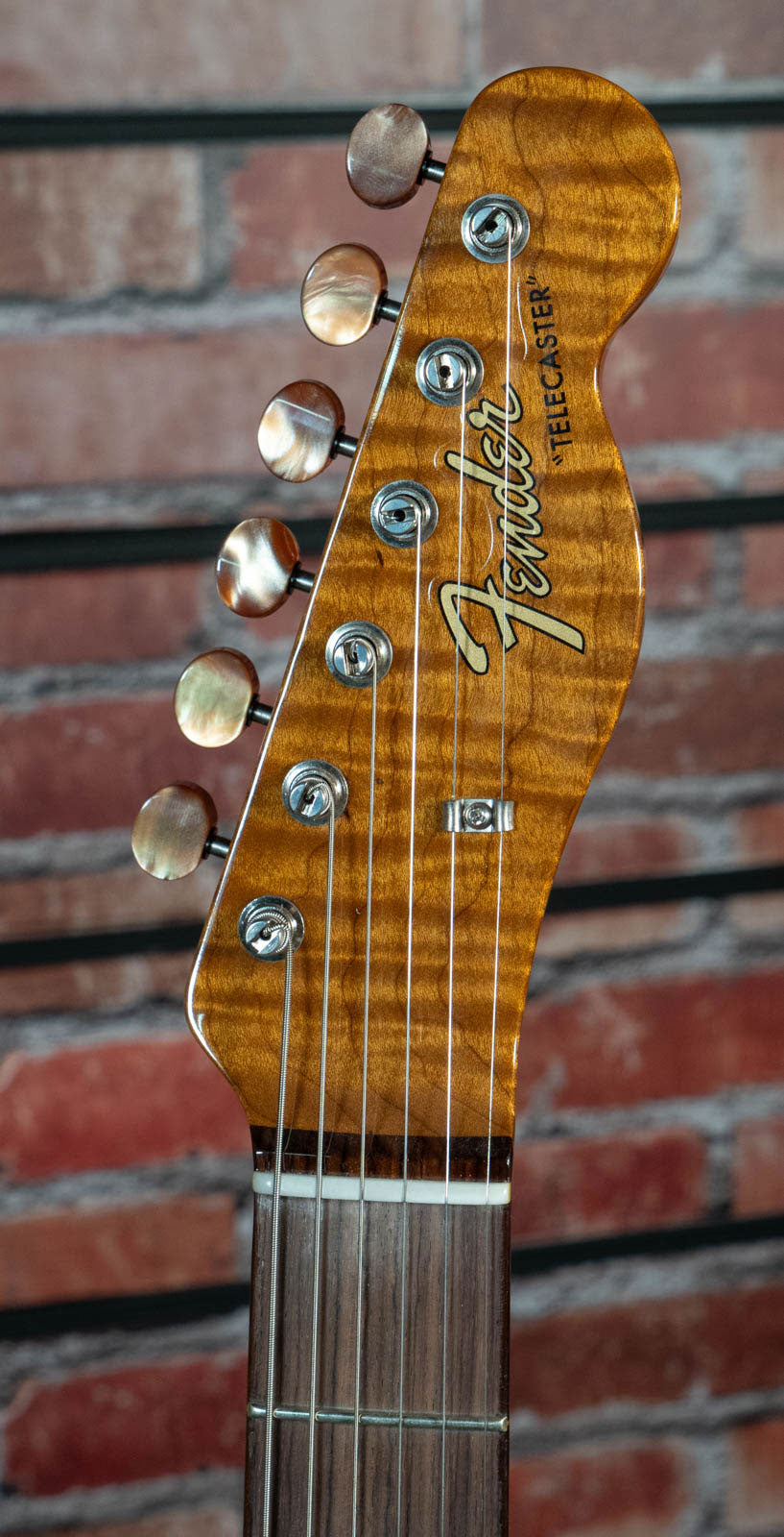 Telecaster Dual P90 Maple Burl NOS Aged Natural Artisan
