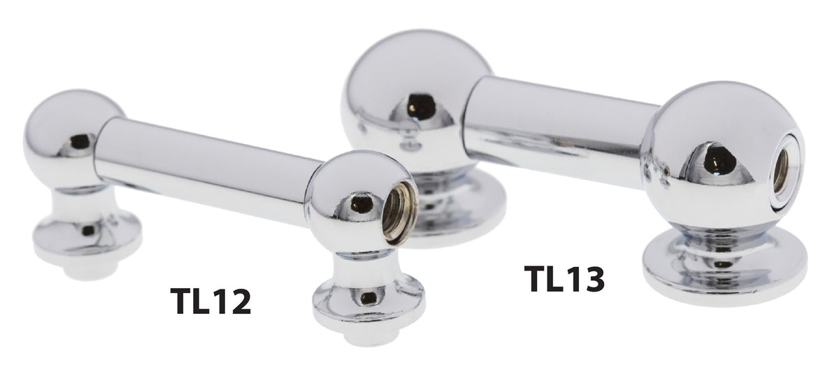 TL13D70-Bk Coquille Tube 70mm Noir Double Tirant X1
