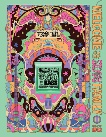 Poster Ernie Ball Slinky 2022 Format A0 Hyper Bass